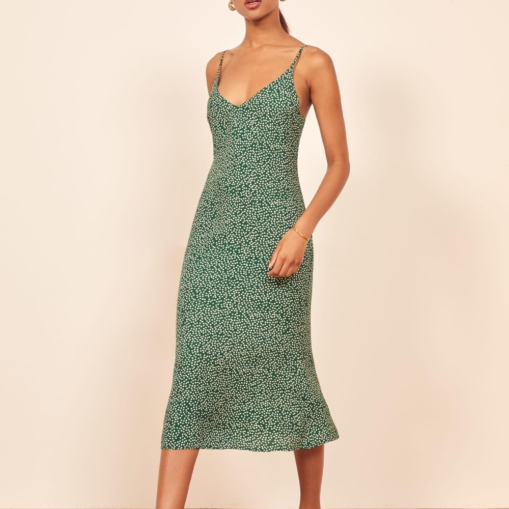 Sienna Sky Green Midi Dress